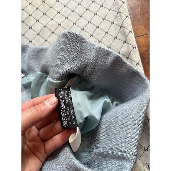 Vintage Wilson MaximaY2K Waist Tie Printed Pull On Straight Leg Leather Suede XL - Picture 7 of 12